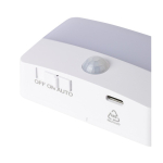 Lumière rechargeable avec détecteur de mouvement, charge USB-C 500 mAh troisième vue