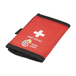 Trousse de premiers secours avec velcro et anse de transport RPET 600D première vue