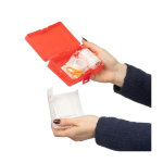 Trousse de secours en plastique avec fermeture à clip et 15 pièces troisième vue