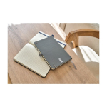 Carnet A5 en polyester RPET à couverture semi-rigide, pages lignées douxième vue