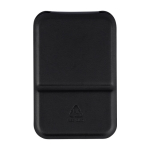 Miroir de poche pliable avec couvercle en cuir synthétique 70 x 11 cm couleur noir première vue