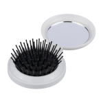 Étui rond de poche avec miroir et brosse inclus première vue