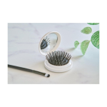 Étui rond de poche avec miroir et brosse inclus septième vue