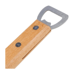 Spatule de barbecue avec décapsuleur et manche en bois quatrième vue