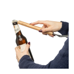 Spatule de barbecue avec décapsuleur et manche en bois septième vue