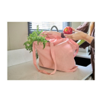 Grand sac fourre-tout en coton avec longues anses, 140 g/m² douxième vue