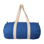 Sac de sport en coton OEKO-TEX avec fermeture éclair et longues anses quatrième vue