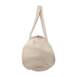 Sac de sport en coton naturel OEKO-TEX avec longues anses quatrième vue