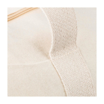 Sac de sport en coton naturel OEKO-TEX avec longues anses sixième vue