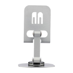 Support pour téléphone pliable en aluminium avec rotation à 360° quatrième vue