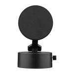 Support magnétique en plastique pour téléphone, pliable, avec ventouse couleur noir deuxième vue