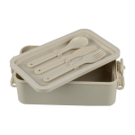 Lunch box empilable à deux niveaux avec set de couverts 2,2 L septième vue