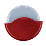 Coupe-pizza avec étui amovible et lame en acier inoxydable couleur rouge première vue