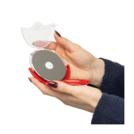 Coupe-pizza avec étui amovible et lame en acier inoxydable huitième vue