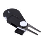 Outil de golf multifonction en plastique avec marqueur et compteur première vue