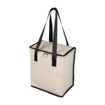 Sac isotherme en similicuir avec anses longues et poche avant 9 L première vue