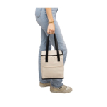 Sac isotherme en similicuir avec anses longues et poche avant 9 L septième vue