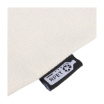 Sac en polycoton recyclé, fermeture éclair et longues anses 330 g/m² neuvième vue