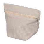 Trousse en velours côtelé à personnaliser, avec fermeture éclair première vue