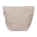 Trousse en velours côtelé à personnaliser, avec fermeture éclair quatrième vue