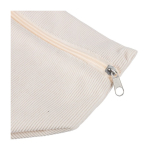 Trousse en velours côtelé à personnaliser, avec fermeture éclair septième vue