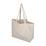 Sac en velours avec longues anses, compartiment et poche intérieure première vue