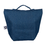 Sac isotherme enroulable en denim recyclé avec fermeture velcro quatrième vue