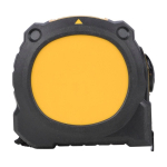 Mètre ruban avec fenêtre de visualisation et ruban double-face 3 m couleur jaune foncé première vue