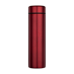 Thermos en acier inoxydable à double paroi avec filtre à thé 450 ml couleur rouge deuxième vue frontale