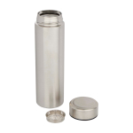 Thermos en acier inoxydable à double paroi avec filtre à thé 450 ml couleur argenté mat deuxième vue