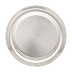 Thermos en acier inoxydable à double paroi avec filtre à thé 450 ml couleur argenté mat troisième vue frontale