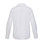 Chemise Oxford femme à manches longues, coupe droite Elevate couleur blanc deuxième vue arrière