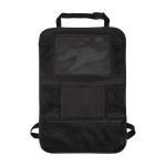 Organisateur de voiture avec poches en filet et fenêtre transparente couleur noir deuxième vue frontale