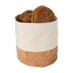 Corbeille à pain en coton, légère, multi-usages et facile à nettoyer couleur naturel