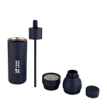 Gourde en acier inoxydable recyclé à double paroi, 3 pièces 650 ml avec zone d'impression