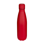 Gourde en acier inoxydable recyclé avec bouchon 750ml couleur rouge