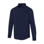 Chemise en popeline pour homme, coupe droite 133 g/m² Elevate couleur bleu marine