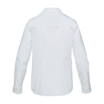 Chemise en popeline pour femme, coupe droite 133 g/m² Elevate couleur blanc deuxième vue arrière