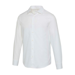 Chemise homme en sergé de coton à manches longues 185 g/m² Elevate couleur blanc