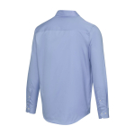 Chemise homme en sergé de coton à manches longues 185 g/m² Elevate couleur bleu ciel troisième vue arrière