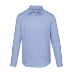 Chemise homme en sergé de coton à manches longues 185 g/m² Elevate couleur bleu ciel deuxième vue frontale