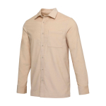 Chemise unisexe en velours à la coupe droite 252 g/m² Elevate couleur ivoire