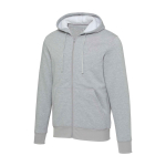 Sweat unisexe, coton recyclé et polyester avec doublure sherpa Elevate couleur gris chiné