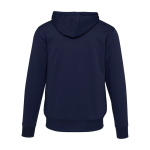 Sweat unisexe, coton recyclé et polyester avec doublure sherpa Elevate couleur bleu marine deuxième vue arrière