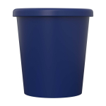 Gobelet réutilisable espresso avec couvercle Americano® Piccolo 100 ml couleur bleu deuxième vue frontale