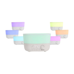 Humidificateur aromatique 4 en 1 avec enceinte 12 W Prixton Connected couleur blanc deuxième vue