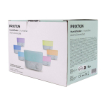 Humidificateur aromatique 4 en 1 avec enceinte 12 W Prixton Connected couleur blanc