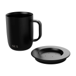 Tasse connectée en plastique contrôle température Prixton Tempo 300 ml couleur noir