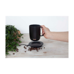 Tasse connectée en plastique contrôle température Prixton Tempo 300 ml couleur noir image nature morte