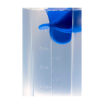 Gourde de sport en plastique avec bille mélangeuse, 700 ml couleur bleu roi vue détail 1